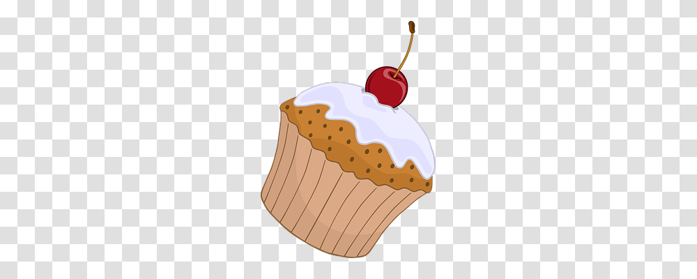 Cupcake Food, Cream, Dessert, Creme Transparent Png