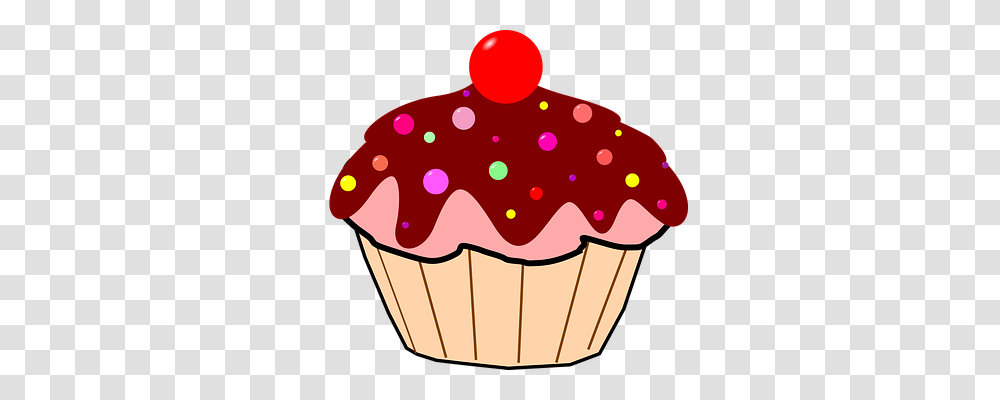 Cupcake Food, Cream, Dessert, Creme Transparent Png