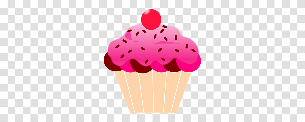 Cupcake Food, Cream, Dessert, Creme Transparent Png