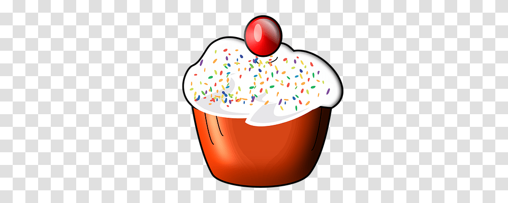 Cupcake Food, Cream, Dessert, Creme Transparent Png