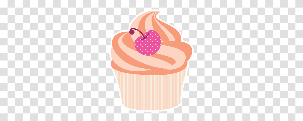 Cupcake Food, Cream, Dessert, Creme Transparent Png