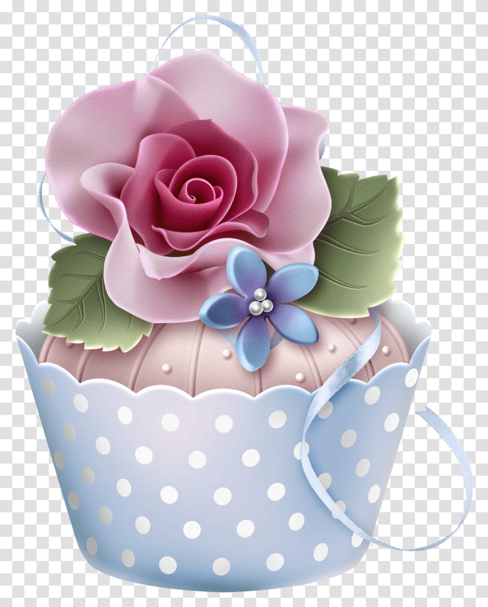 Cupcake Clip Art Flower Flower Cupcake Clipart, Birthday Cake, Dessert, Food, Plant Transparent Png