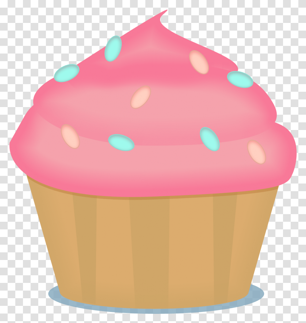 Cupcake Clipart Baked Good Clipart, Cream, Dessert, Food, Creme Transparent Png