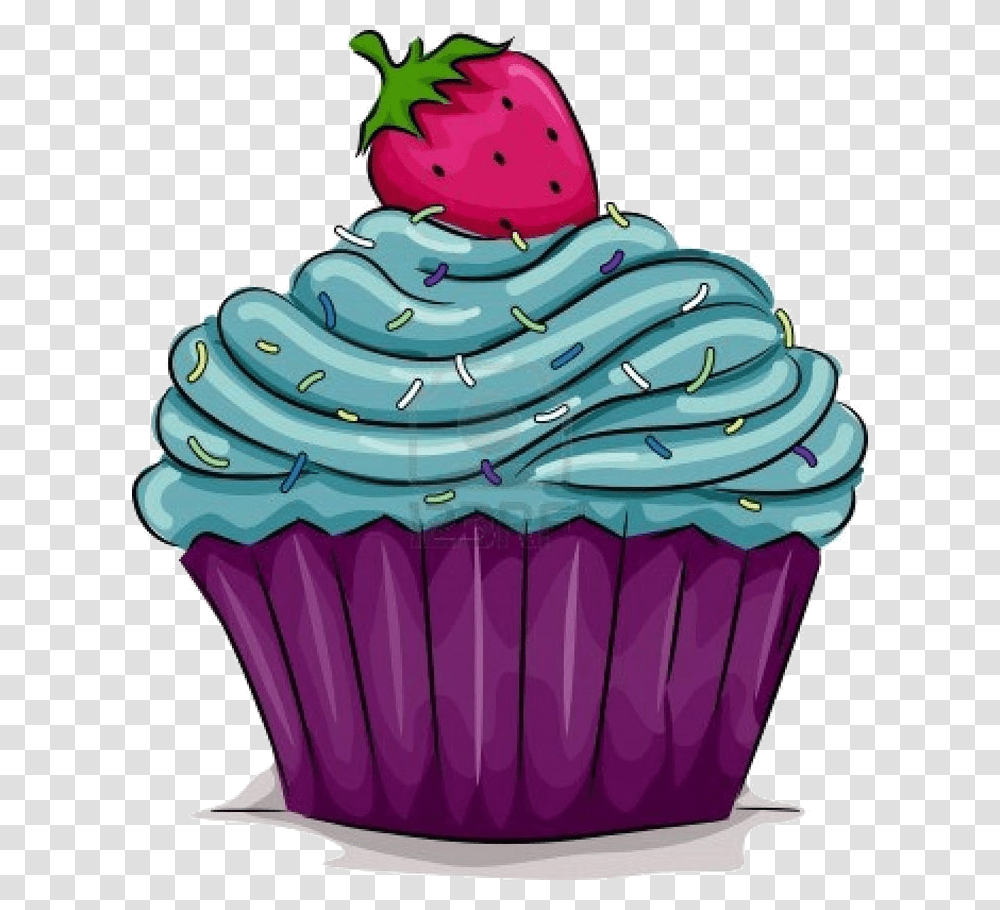 Cupcake Clipart Business Free On Cupcakes, Cream, Dessert, Food, Creme Transparent Png