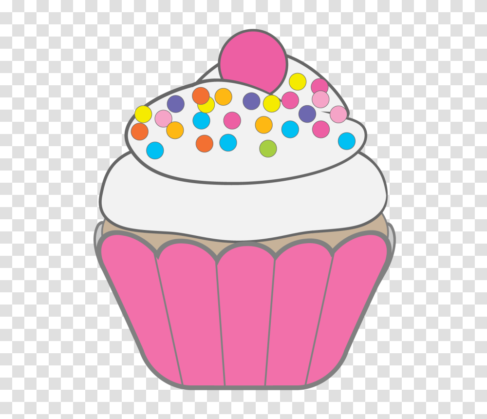 Cupcake Clipart Coloring, Cream, Dessert, Food, Creme Transparent Png