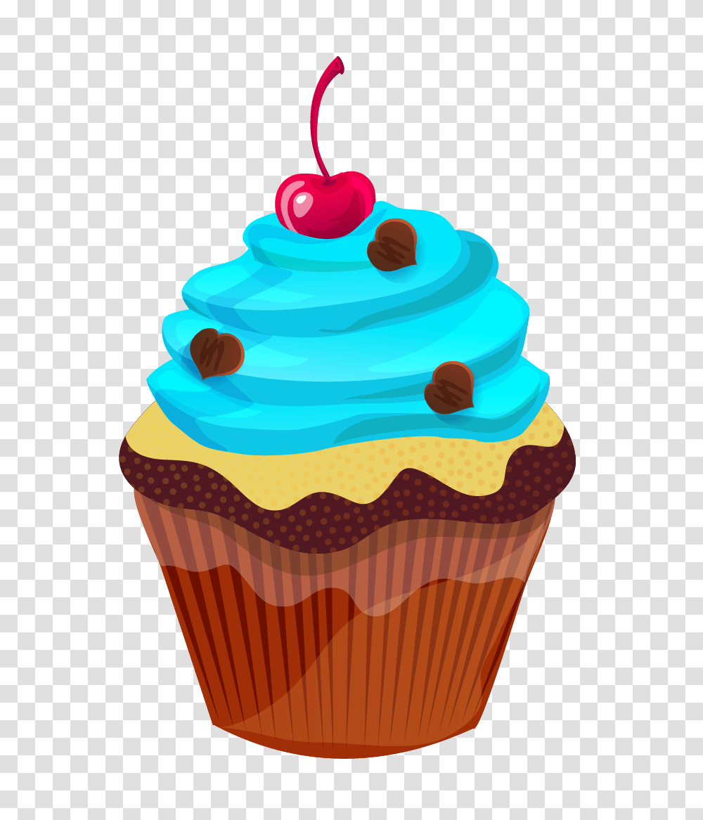 Cupcake Clipart, Cream, Dessert, Food, Creme Transparent Png