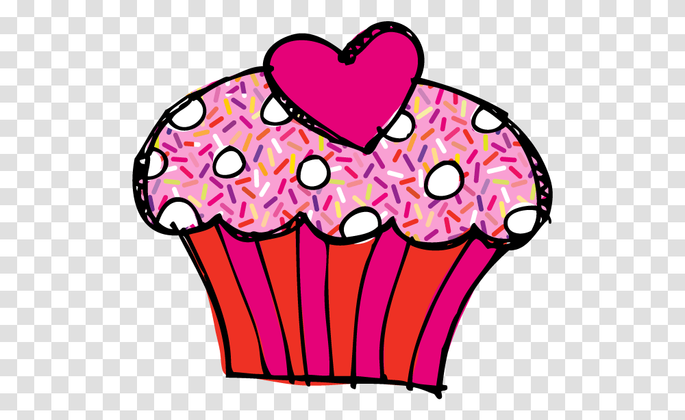 Cupcake Clipart January Valentine's Day Party Clip Art, Cream, Dessert, Food, Creme Transparent Png