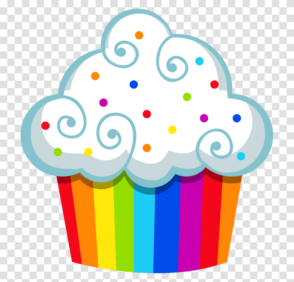 Cupcake Clipart June, Cream, Dessert, Food, Creme Transparent Png