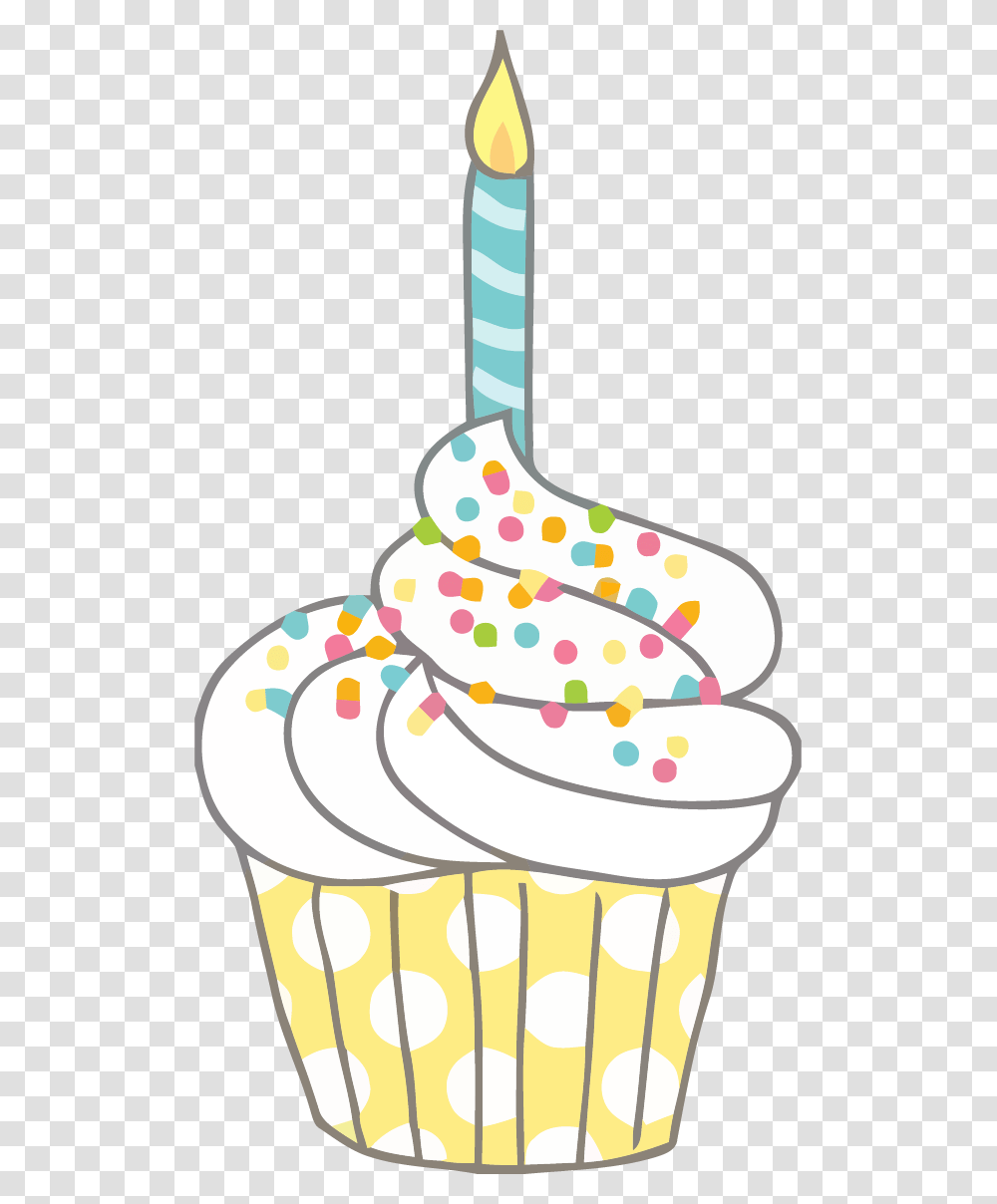 Cupcake Clipart Small Birthday Cake Clip Art, Dessert, Food, Cream, Creme Transparent Png