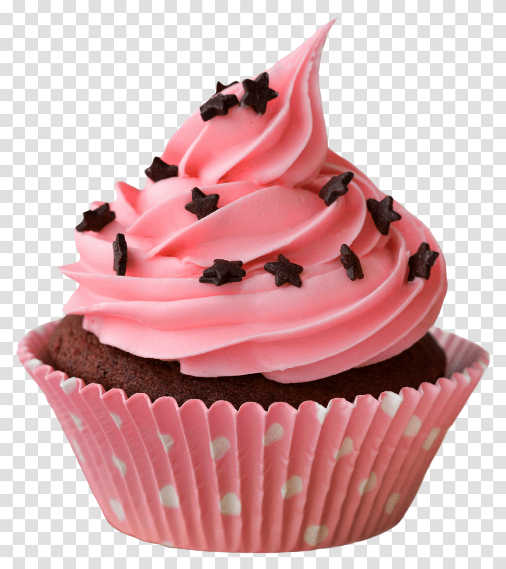 Cupcake, Cream, Dessert, Food, Creme Transparent Png