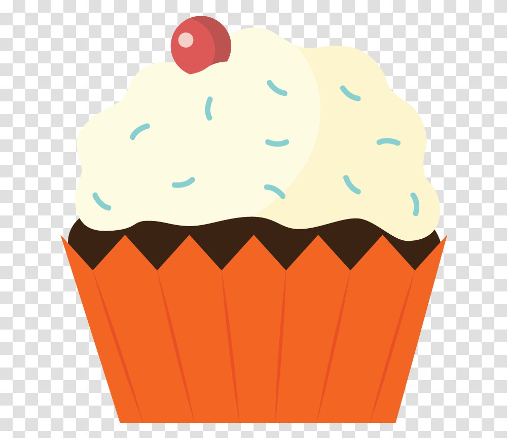 Cupcake, Cream, Dessert, Food, Creme Transparent Png