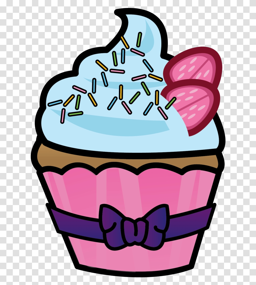 Cupcake Cupcakes Clipart Half Eaten Sketsa Gambar Ice Cupcake, Dessert, Food, Sweets, Confectionery Transparent Png