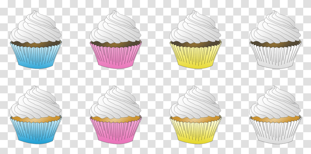 Cupcake Cupcakes Desserts Free Picture Cupcake White Icing Clipart, Cream, Food, Creme, Sweets Transparent Png