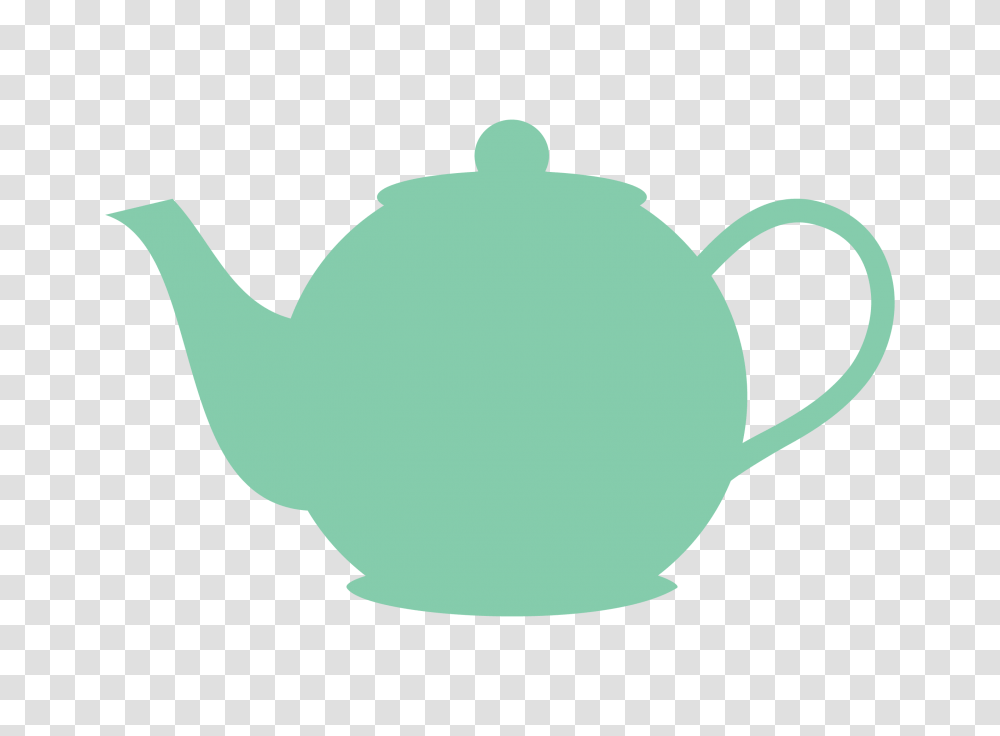 Cupcake Face Tea Tea, Pottery, Teapot, Silhouette Transparent Png