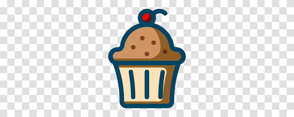 Cupcake Frosting Icing Muffin Ice Cream Cones Birthday Cake Free, Dessert, Food, Creme, Cookie Transparent Png