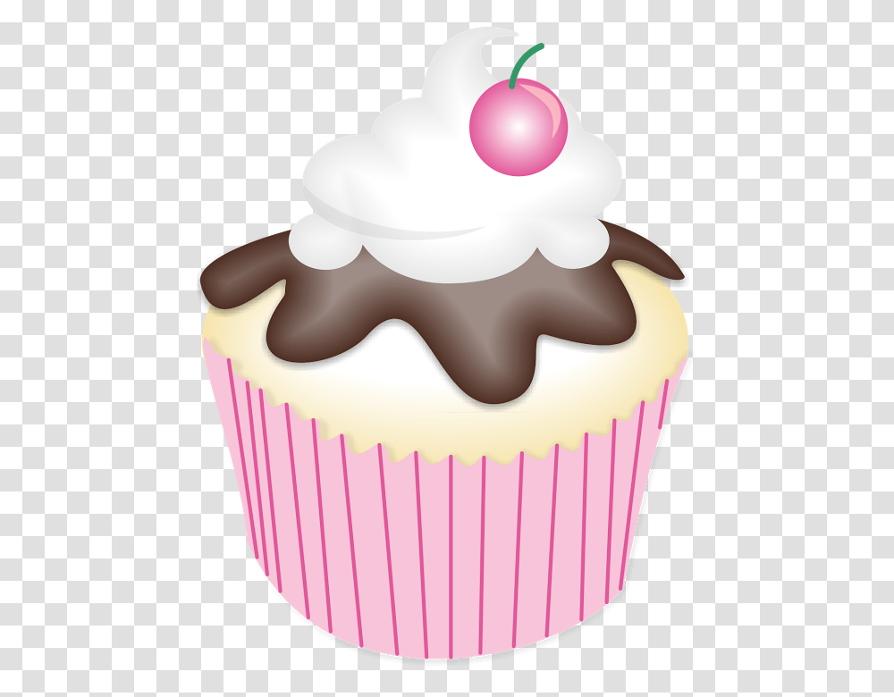 Cupcake Ice Cream Cakes Cute Clipart Clip Art Cupcake, Dessert, Food, Creme, Birthday Cake Transparent Png