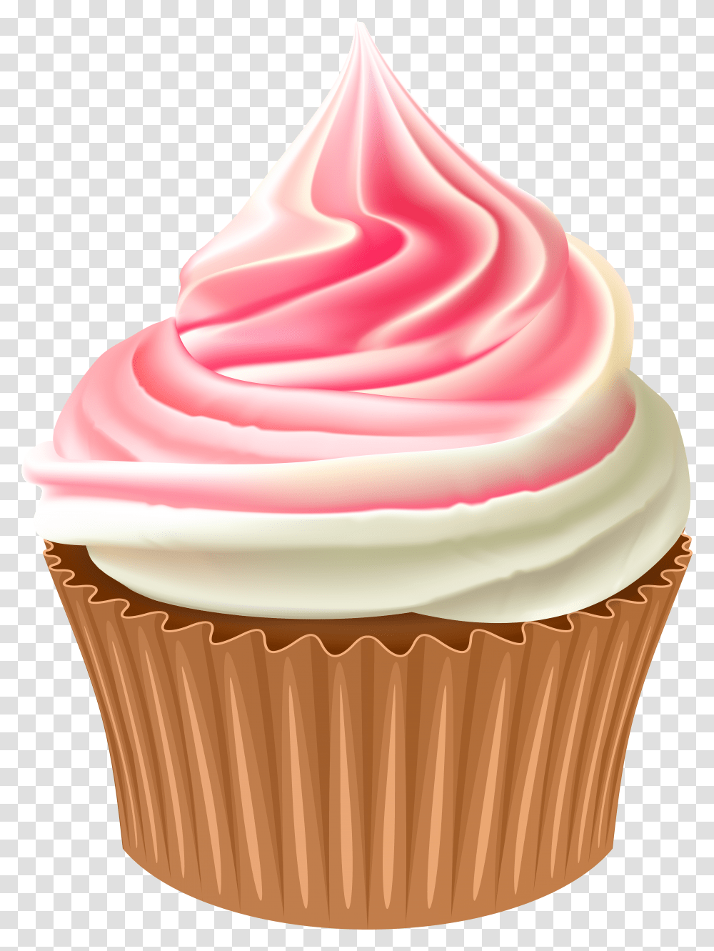 Cupcake Icing Illustration Cupcake Background Transparent Png