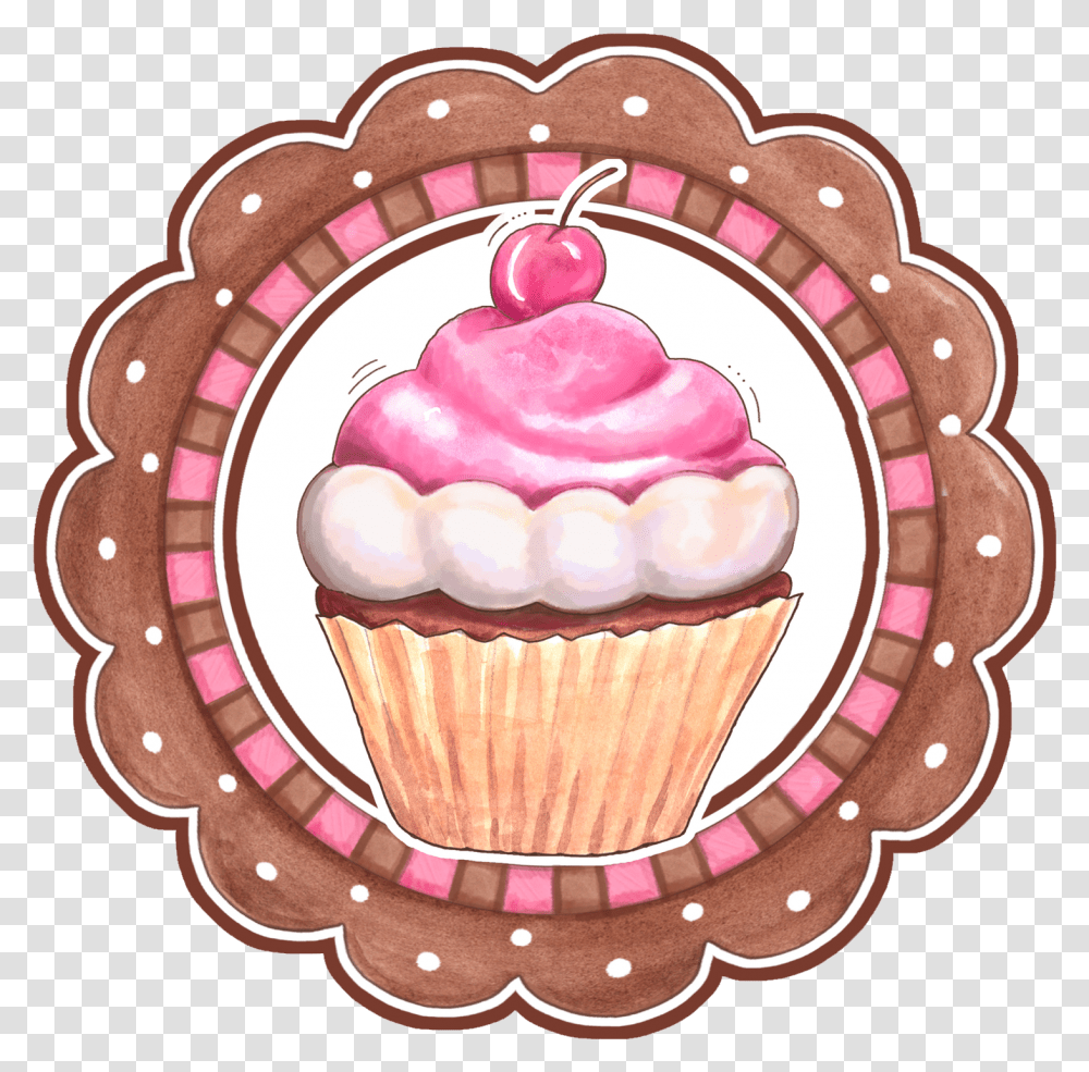 Cupcake Logo Cakepins Cupcake Clip Art, Cream, Dessert, Food, Creme Transparent Png