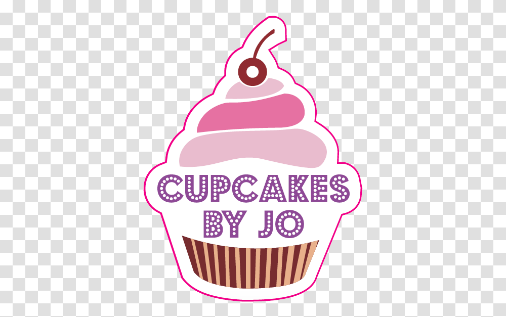 Cupcake Logo Cupcake, Cream, Dessert, Food, Creme Transparent Png