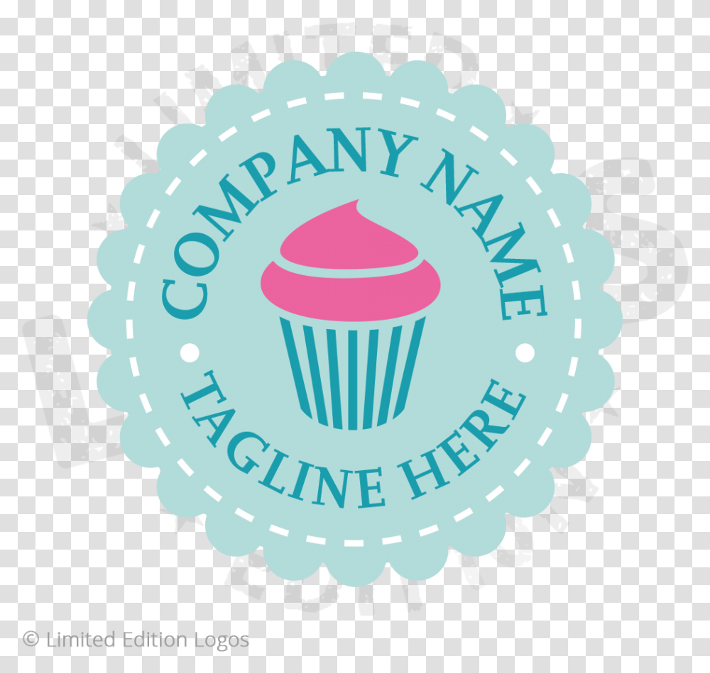 Cupcake Logo Cupcake Logo, Icing, Cream, Dessert, Food Transparent Png