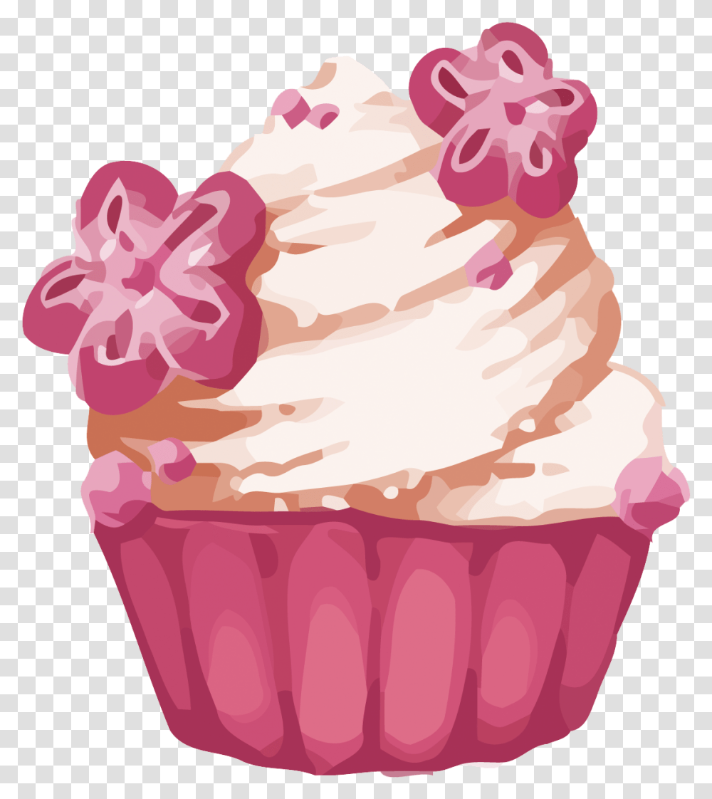 Cupcake Macaron Muffin Pastry Cakes And Pastries Clipart, Cream, Dessert, Food, Creme Transparent Png