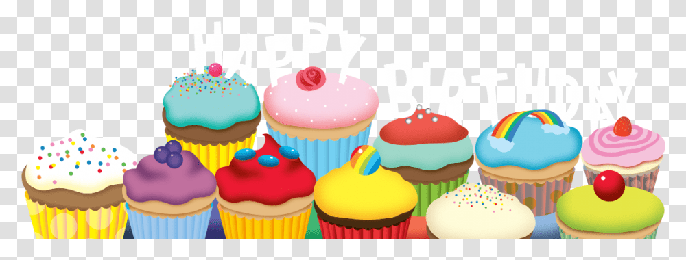 Cupcake Petit Four Muffin Cake Decorating Buttercream Birthday Cup Cakes, Dessert, Food, Creme, Icing Transparent Png