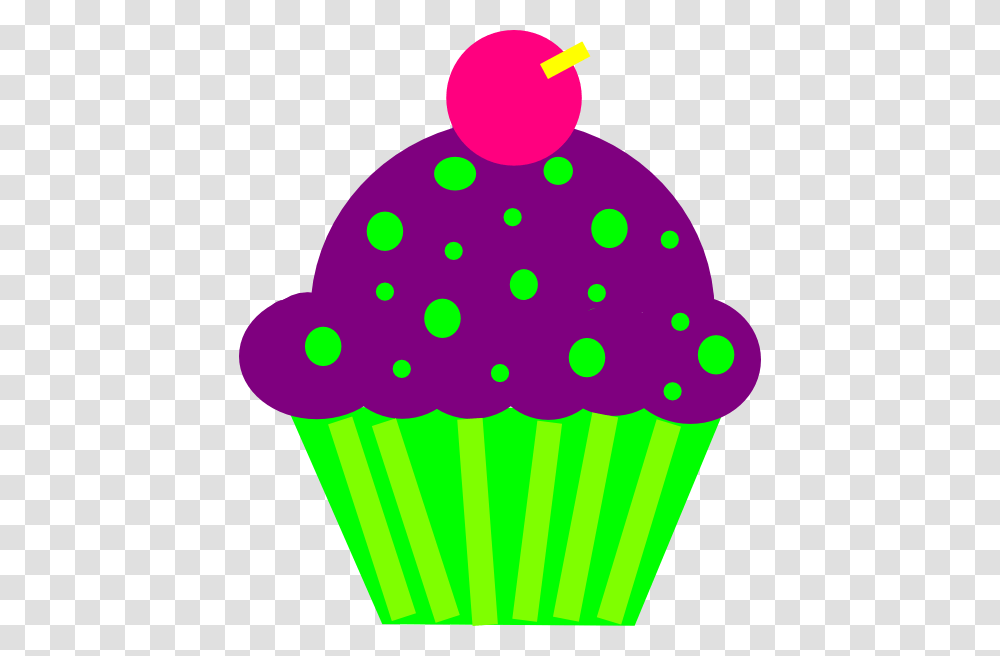 Cupcake Purple And Lime Clip Art, Cream, Dessert, Food, Creme Transparent Png
