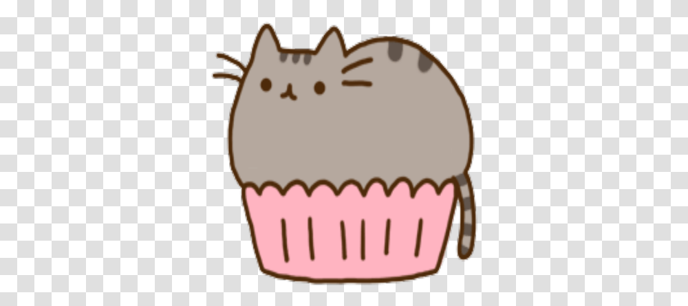 Cupcake Pusheen Pusheen In A Cupcake, Cream, Dessert, Food, Creme Transparent Png