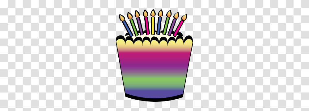 Cupcake Rainbow, Birthday Cake, Bazaar Transparent Png