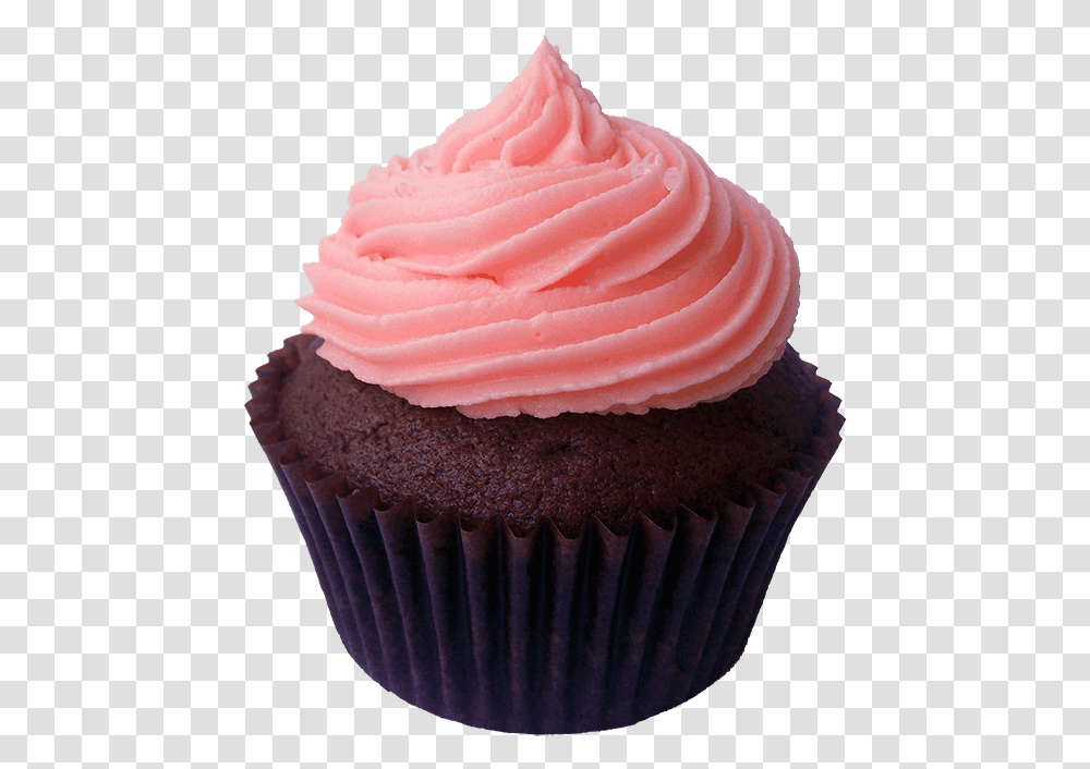 Cupcake Rose Cupcake, Cream, Dessert, Food, Creme Transparent Png