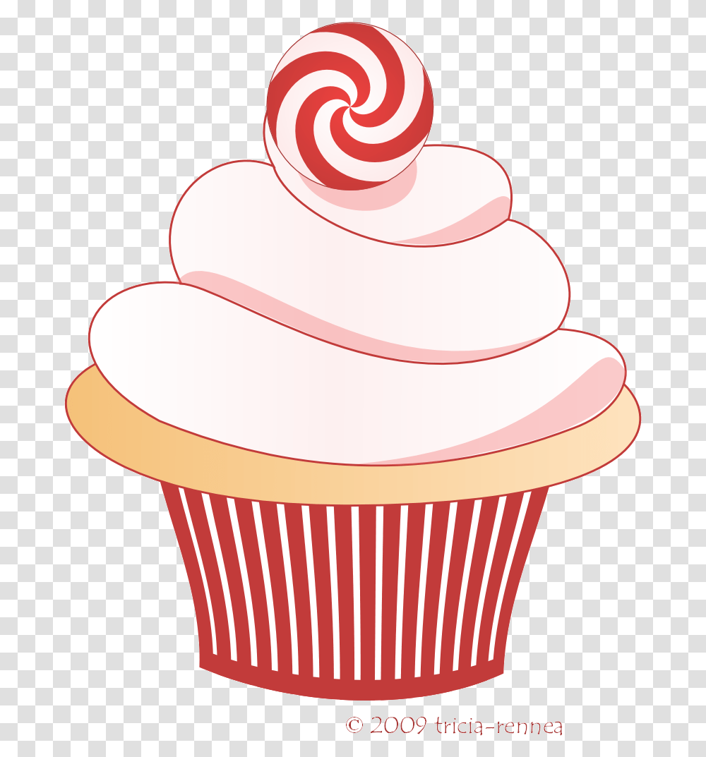 Cupcake Snowflake Clipart Image, Cream, Dessert, Food, Creme Transparent Png