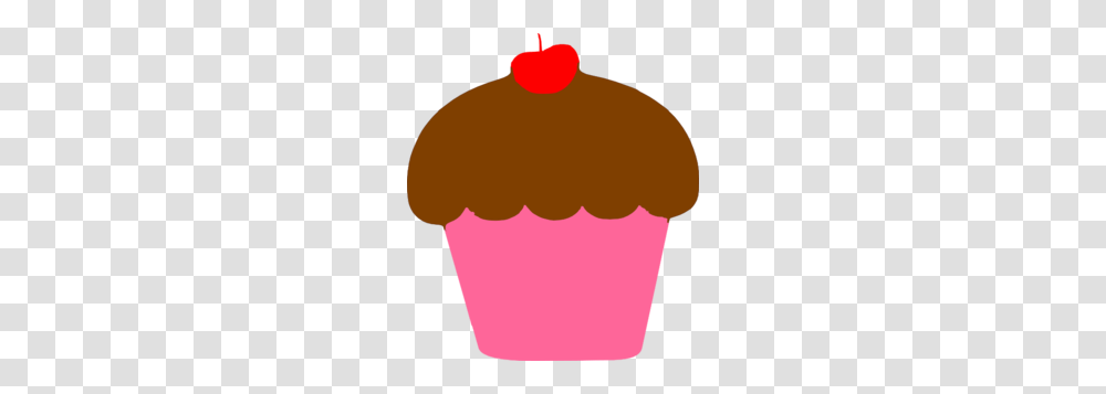 Cupcake With Cherry Clip Art, Cream, Dessert, Food, Creme Transparent Png