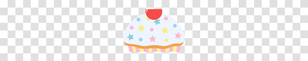 Cupcake With Sprinkles Clipart Vanilla Cupcake With Sprinkles, Apparel, Bathing Cap, Hat Transparent Png