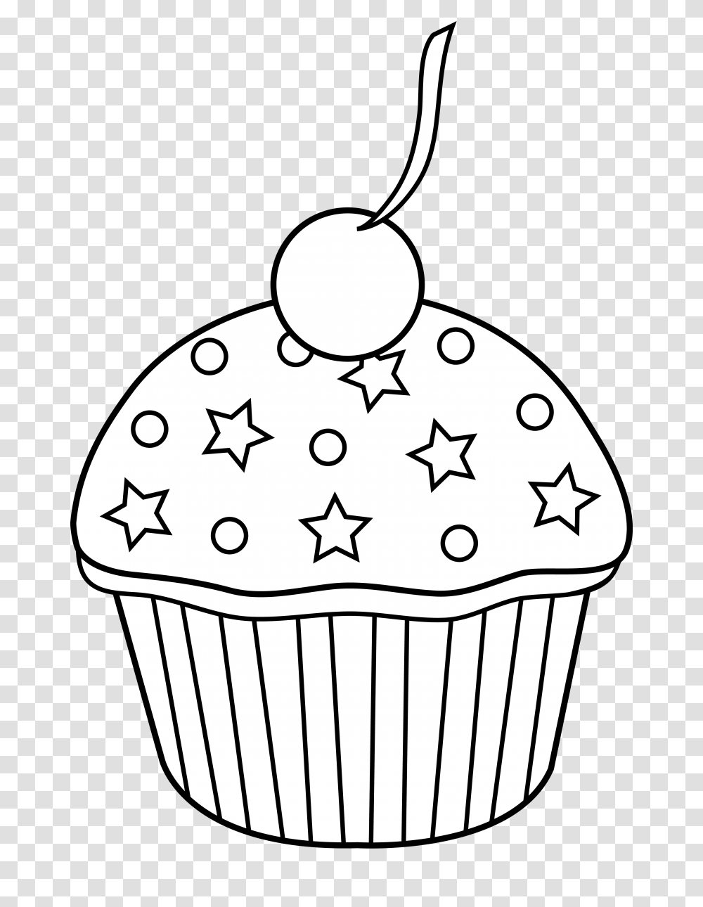 Cupcakes Cupcake Clipart Free Cupcake Clipart Free Black, Cream, Dessert, Food, Creme Transparent Png