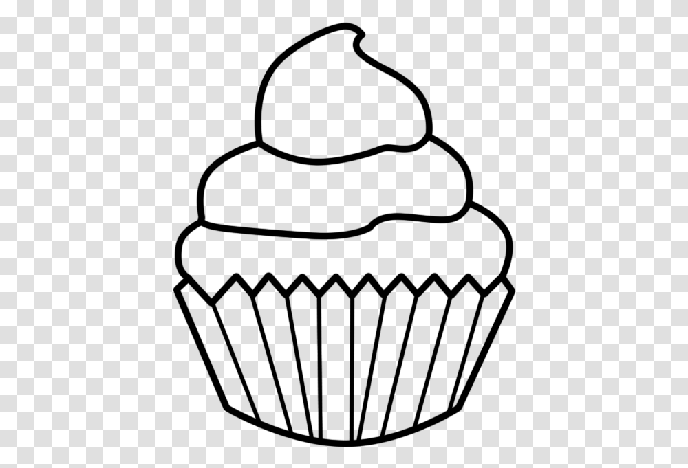 Cupcakes Drawing Discovered By Veronica On We Heart Cupcake Clipart Black And White, Gray, World Of Warcraft Transparent Png