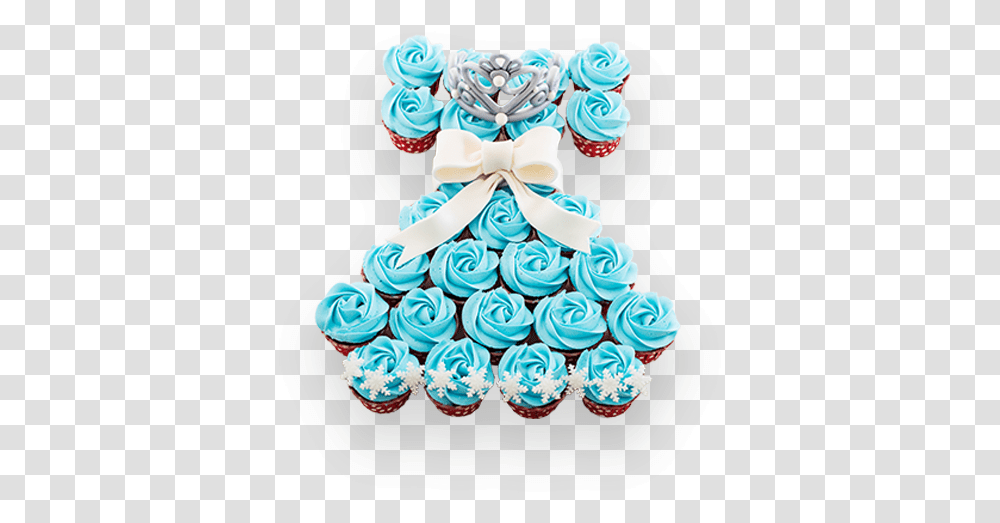 Cupcakes Dress Bow, Dessert, Food, Cream, Creme Transparent Png