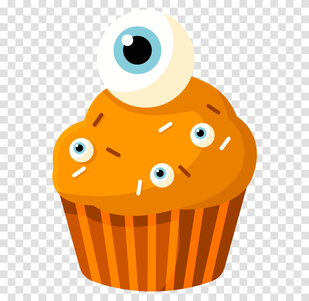 Cupcakes Halloween 20 Clip Art Clipart Halloween Cupcakes, Cream, Dessert, Food, Creme Transparent Png