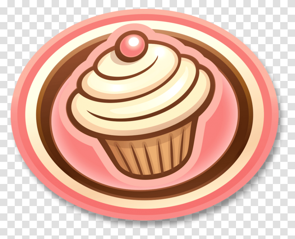 Cupcakes Jade Ratcliffe 3d Emblem 2015 Cupcake, Cream, Dessert, Food, Creme Transparent Png