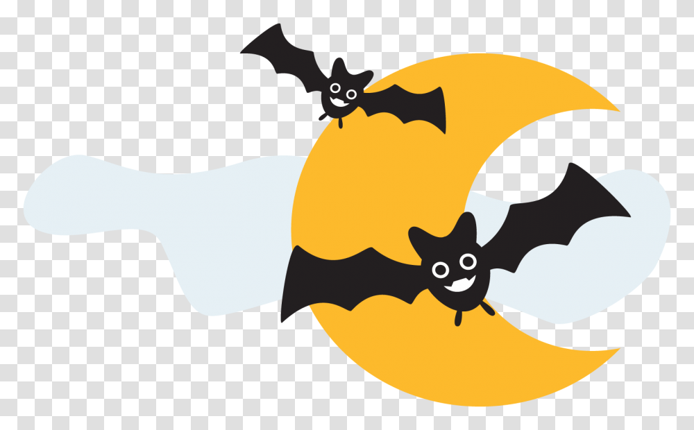 Cupcakes Les Chauves Souris Clip Art Pques Lune Bat Halloween Drawing Bat, Animal, Cat, Pet, Mammal Transparent Png