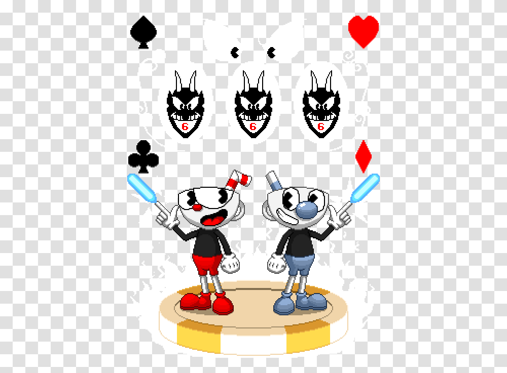 Cuphead And Mugman By Scepterdpinoy Cuphead Sprite Hd, Bowling, Juggling Transparent Png