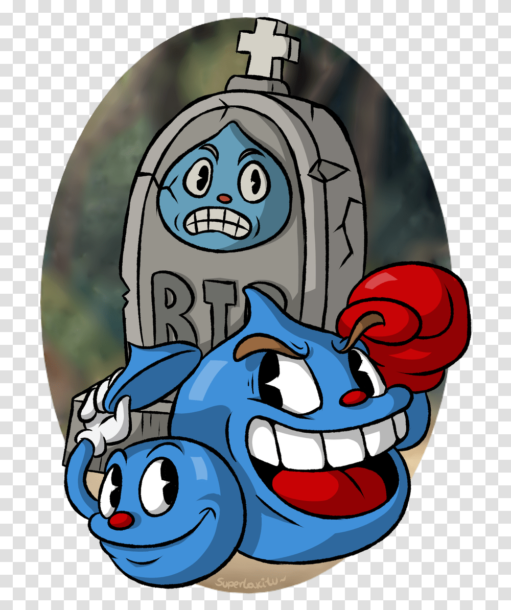 Cuphead Bosses Goopy Le Grande, Angry Birds, Doodle Transparent Png