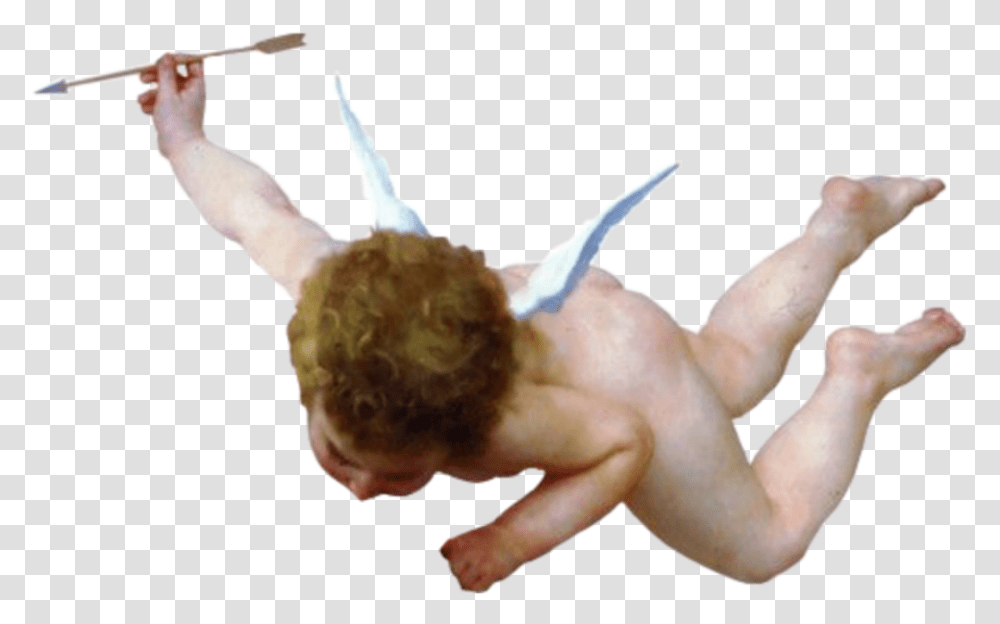 Cupid Angel Art Arte Painting Aesthetic Flying Trapeze, Person, Human, Finger, Acrobatic Transparent Png