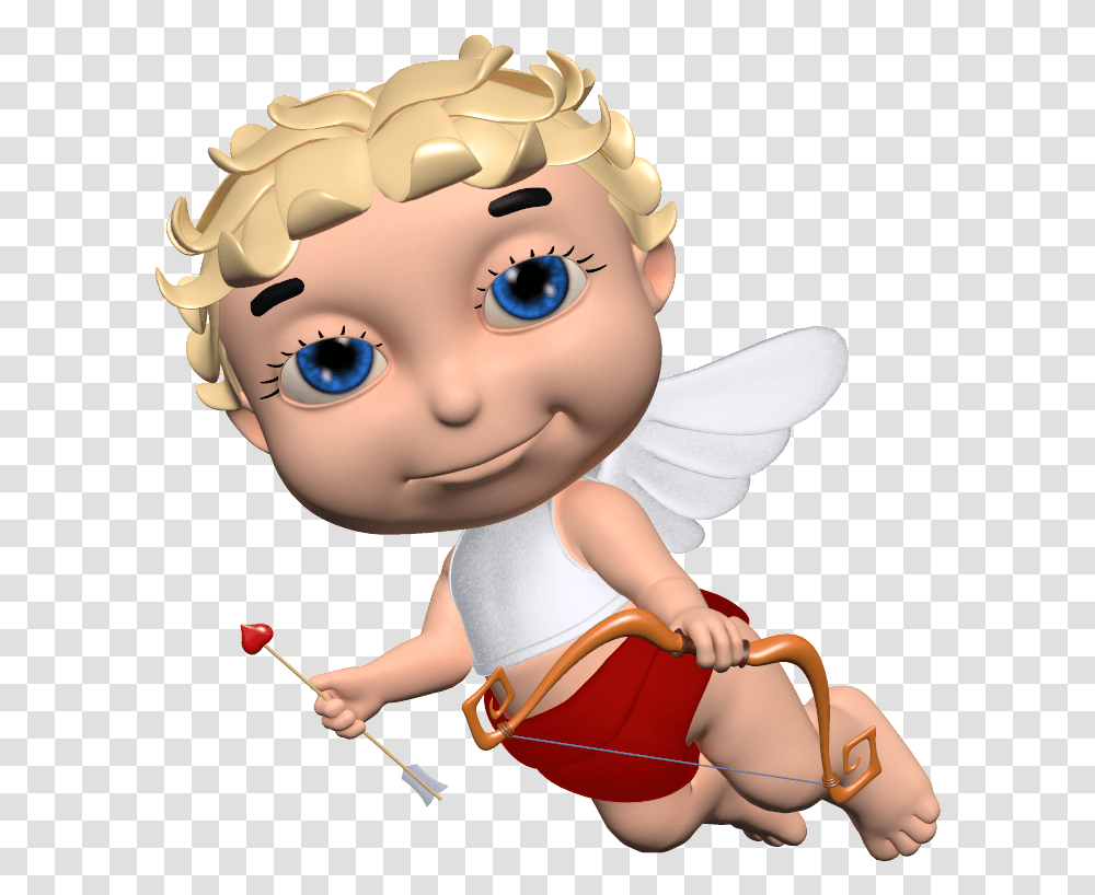 Cupid Cartoon, Doll, Toy, Person, Human Transparent Png