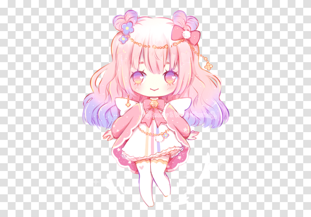 Cupid Clipart Cute Anime Image Candy Cotton Candy Anime Chibi Girl, Manga, Comics, Book, Graphics Transparent Png