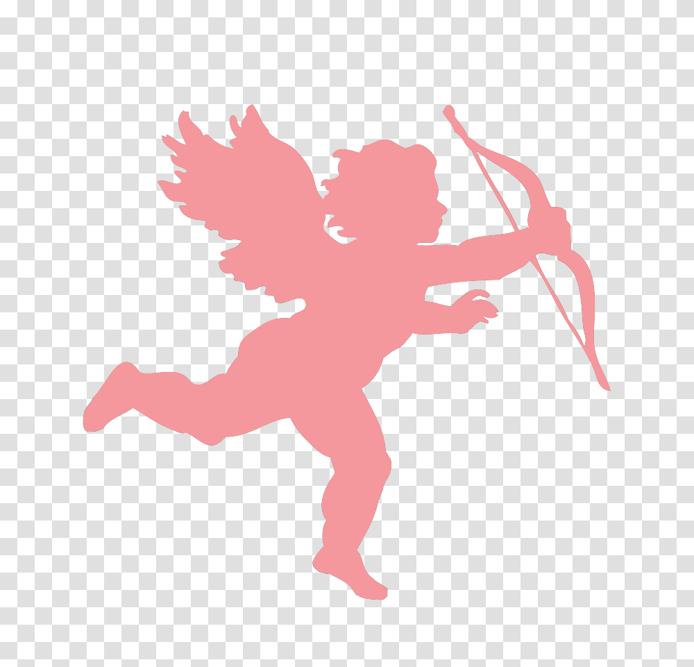 Cupid Clipart Pink, Logo, People Transparent Png