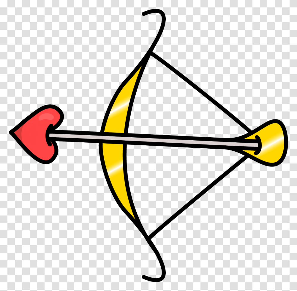 Cupid Clipart Stick Figure, Bow, Arrow, Archery Transparent Png