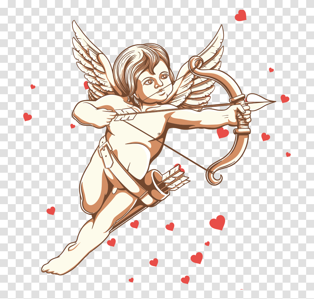 Cupid Drawing Cherub Angel Cupid Illustration, Person, Human Transparent Png