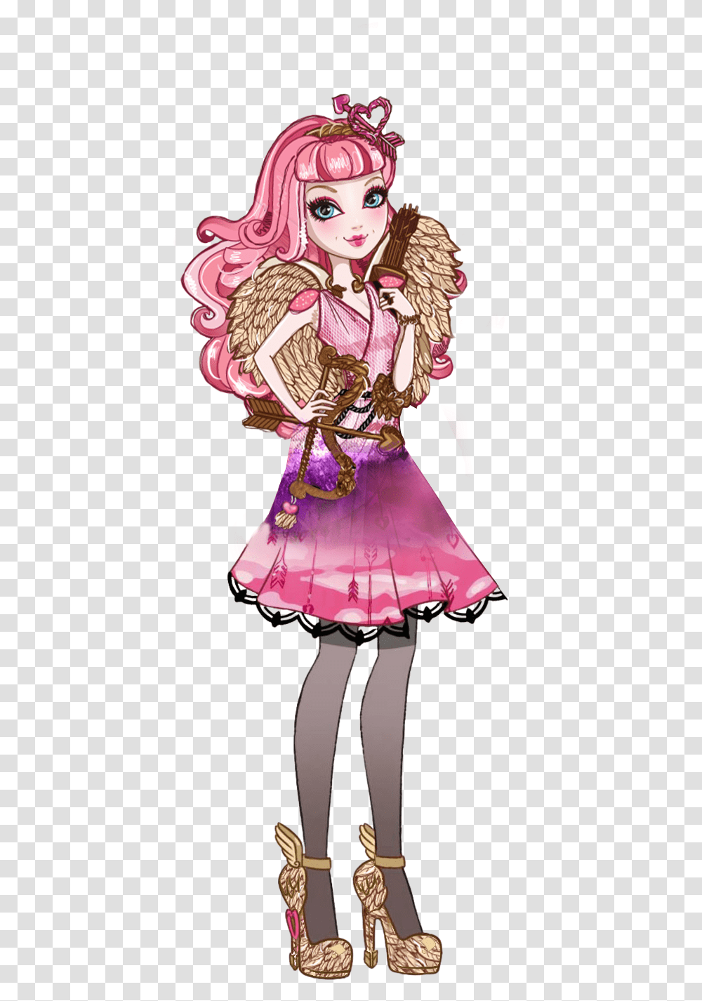 Cupid From Monster High And Ever After High, Doll, Toy, Manga, Comics Transparent Png