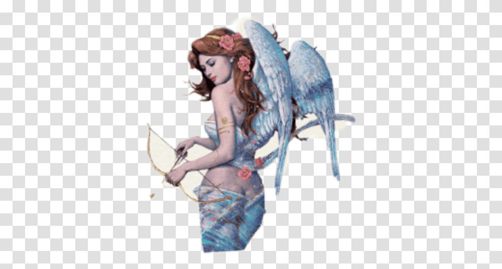 Cupid Girl Cupido Angel, Person, Human, Archangel Transparent Png
