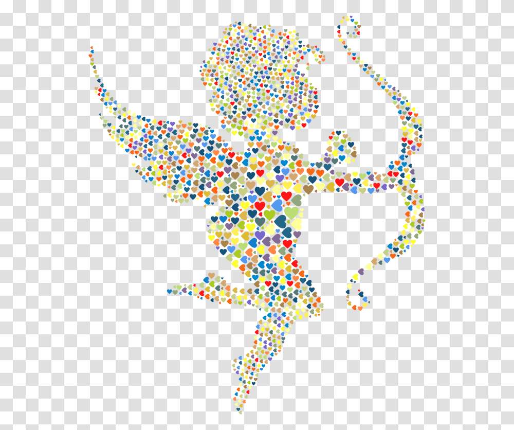 Cupid Hearts, Poster, Advertisement, Mosaic Transparent Png